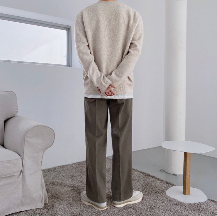 Maxct 3460 Round Neck Knitted Sweater