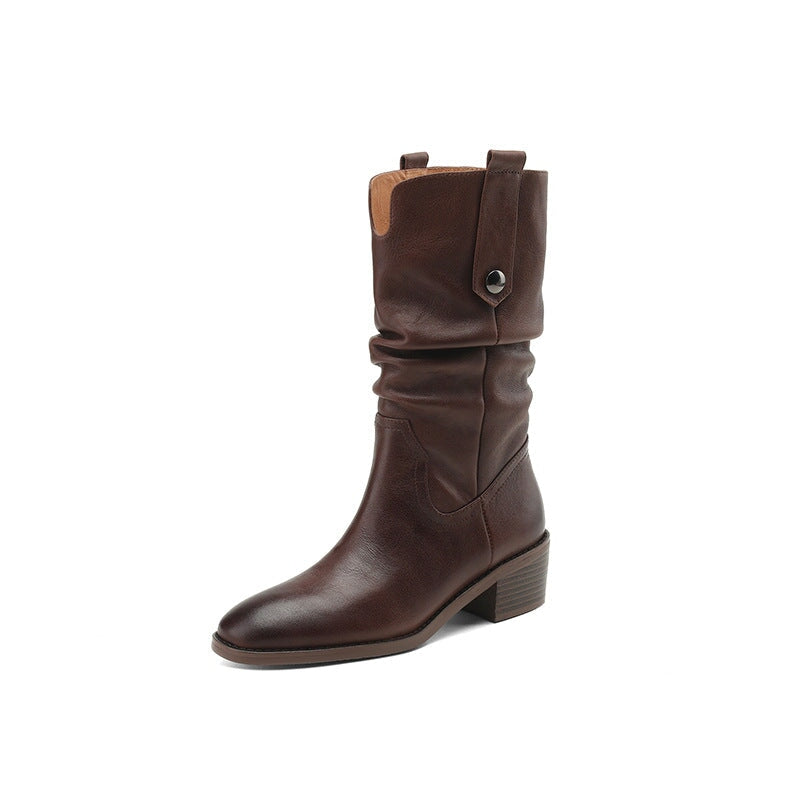 Womens Mid Calf Western Boots Maxct