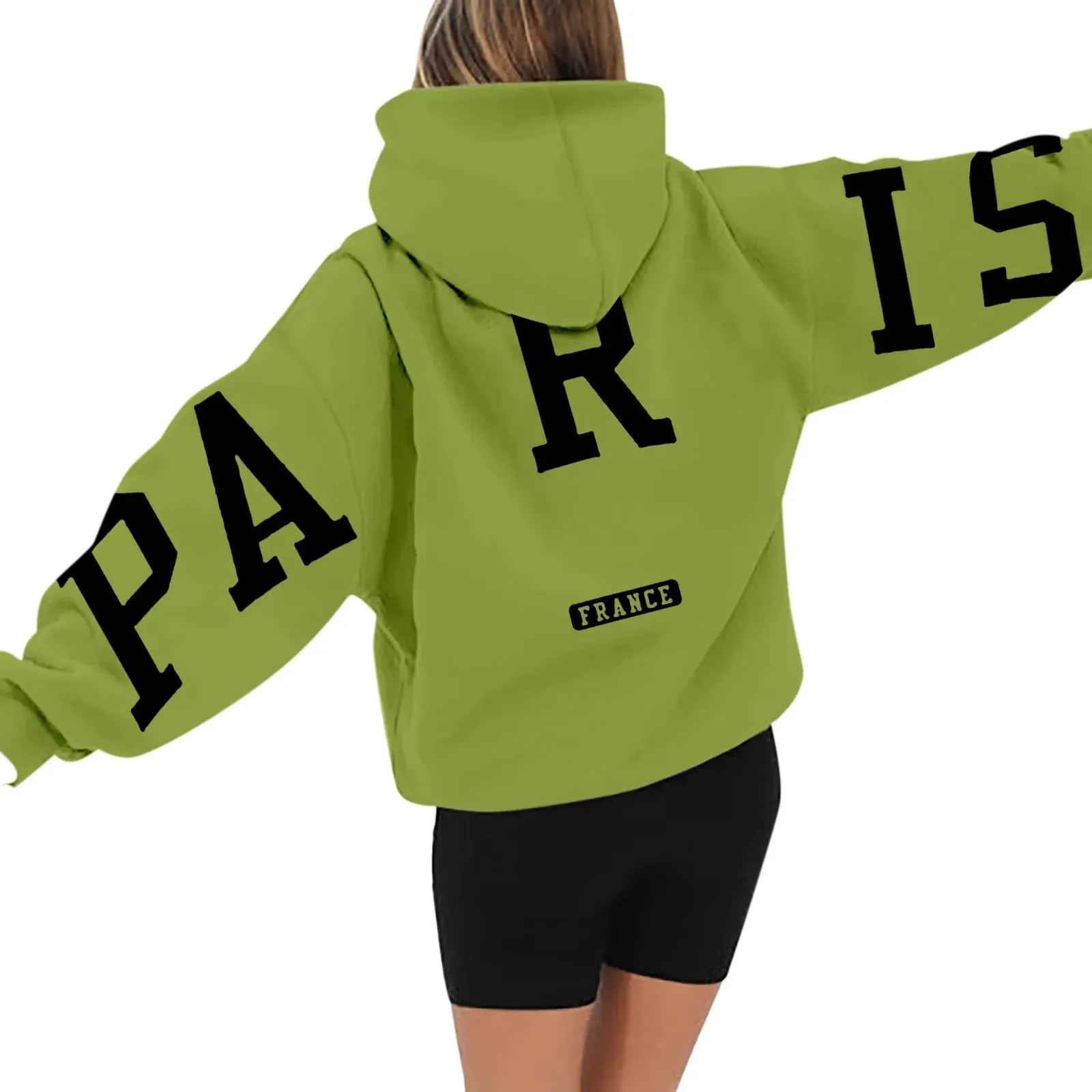 Printed Paris Hoodie for Women Maxct - Image 15
