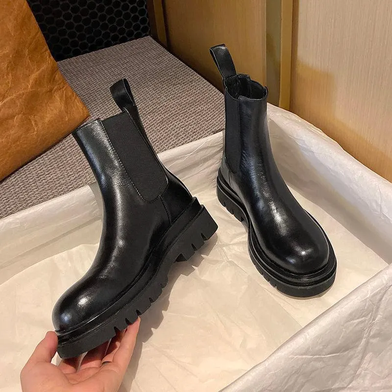 Ankle Chelsea Boots for Women Maxct