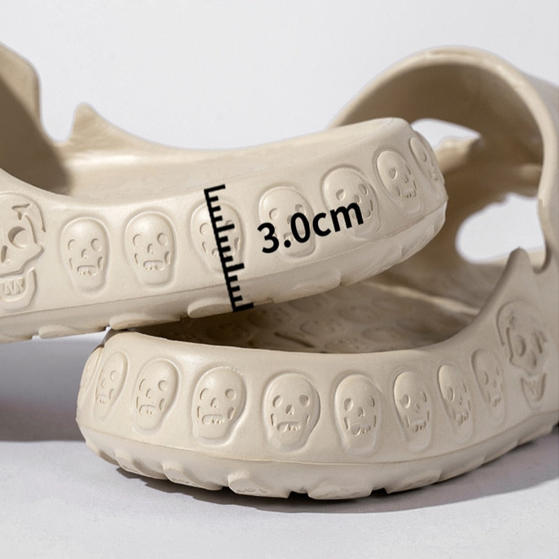 Unisex Halloween EVA Skull Sandals Maxct