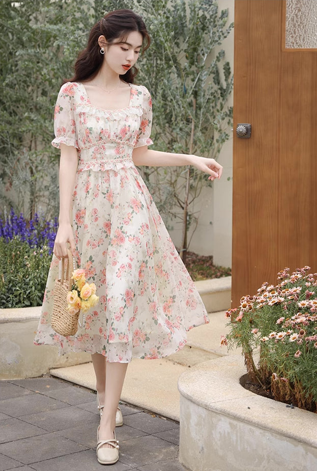 Peony Blush Midi Dress Maxct