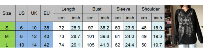 Mall Goth 2000s Retro Pullovers Tops Vintage Graphics Y2K Loose T Shirt Chic Aesthetic Autumn Long Sleeve Tees Grunge Streetwear