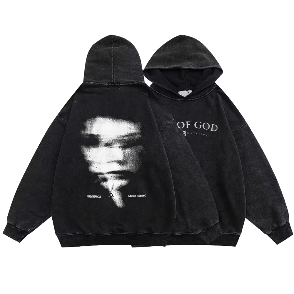 Washed Black Hoodie - true deals club