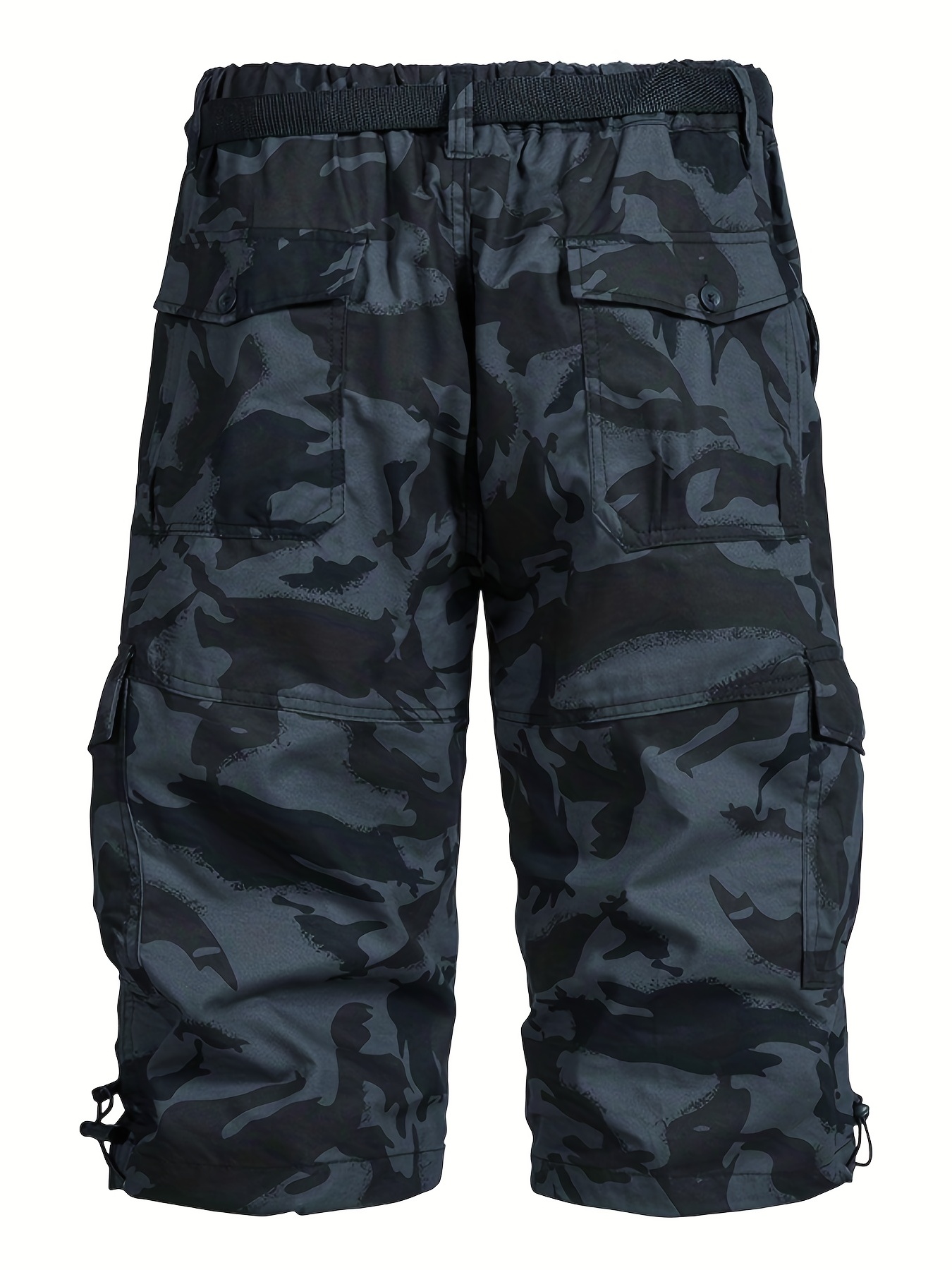 dunnmall Maxct Street Style Men's Casual Cargo Capris Jeans With Pocket, Men's Outfits