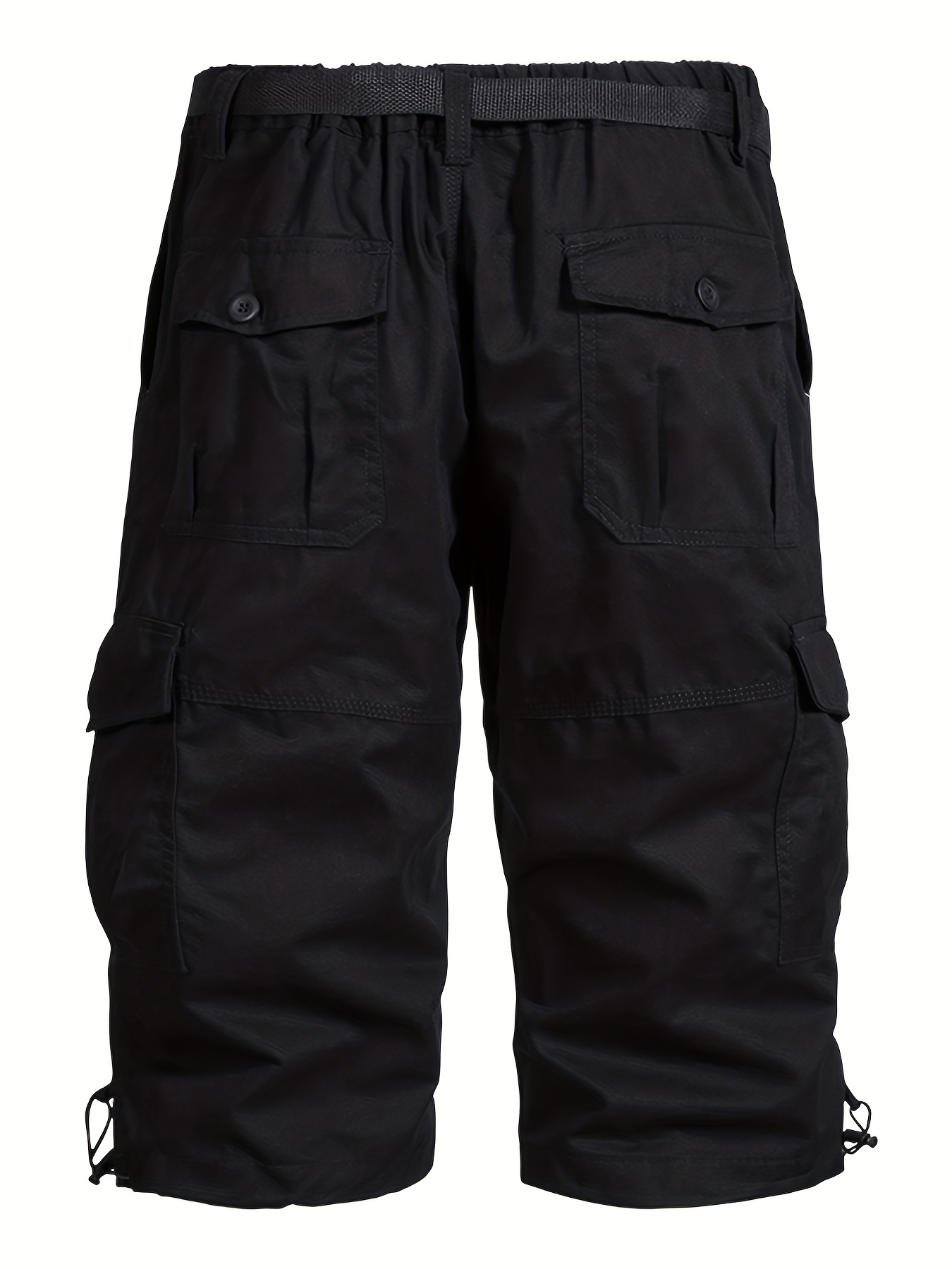 dunnmall Maxct Street Style Men's Casual Cargo Capris Jeans With Pocket, Men's Outfits