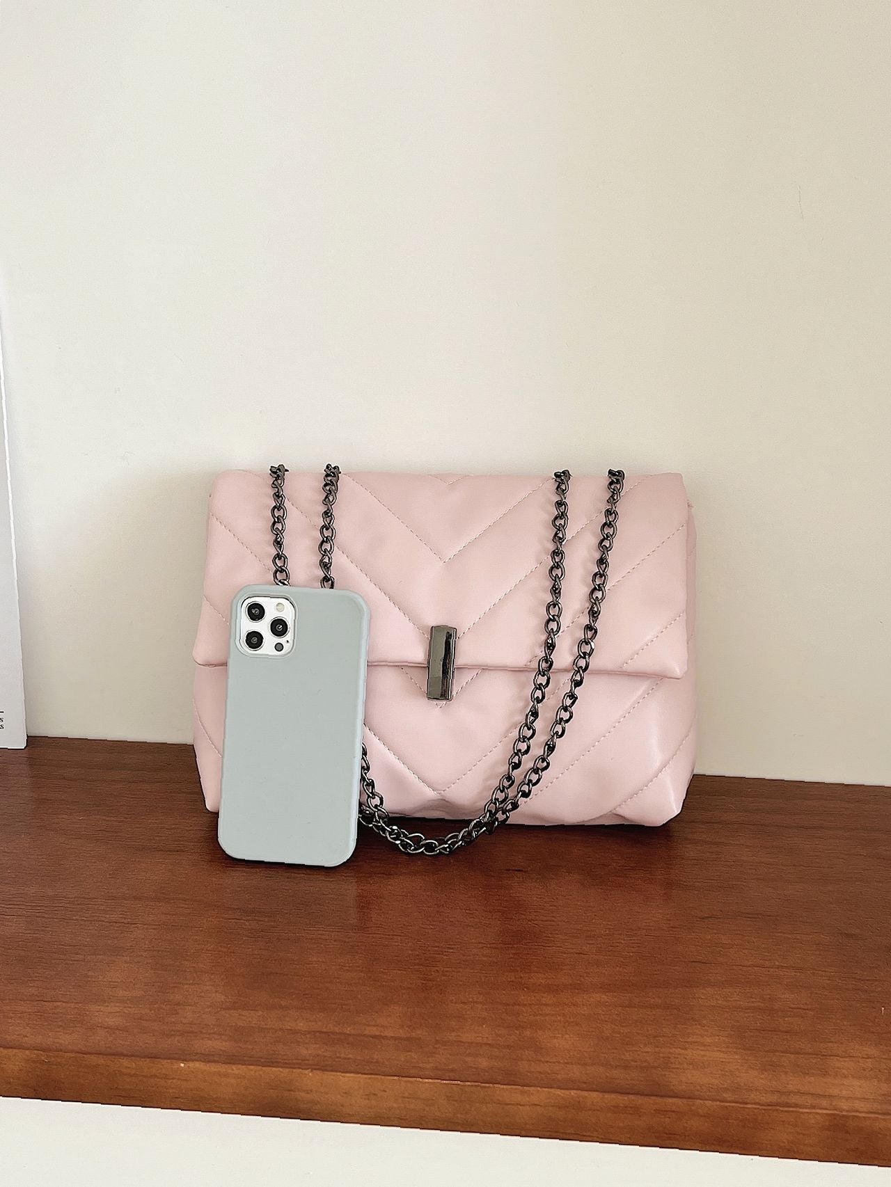 Maxct - Chevron Chain Tote Bag  - Women Tote Bags