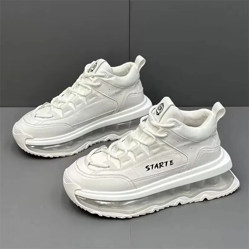 Height Increased Air Cushion Platform Sneakers for Men Maxct