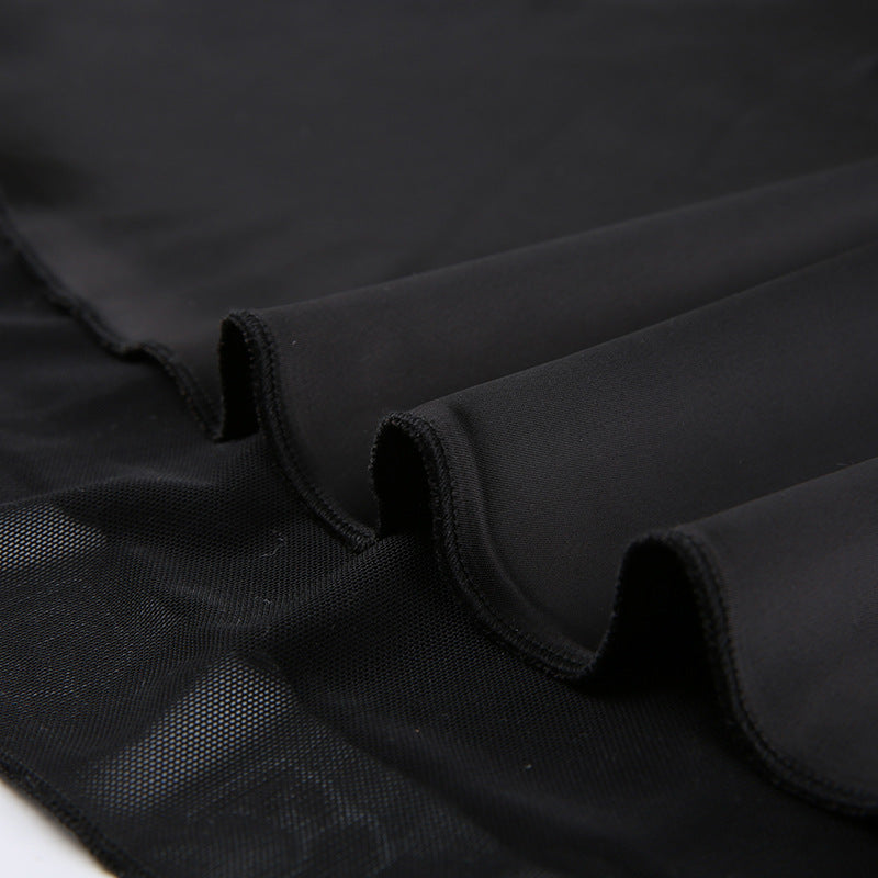 Sleeveless Black Mini Dress Maxct
