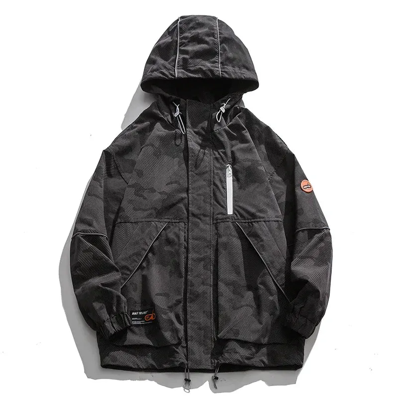 Maxct &Men's HQ Hooded Tactical Light Camo Jacket