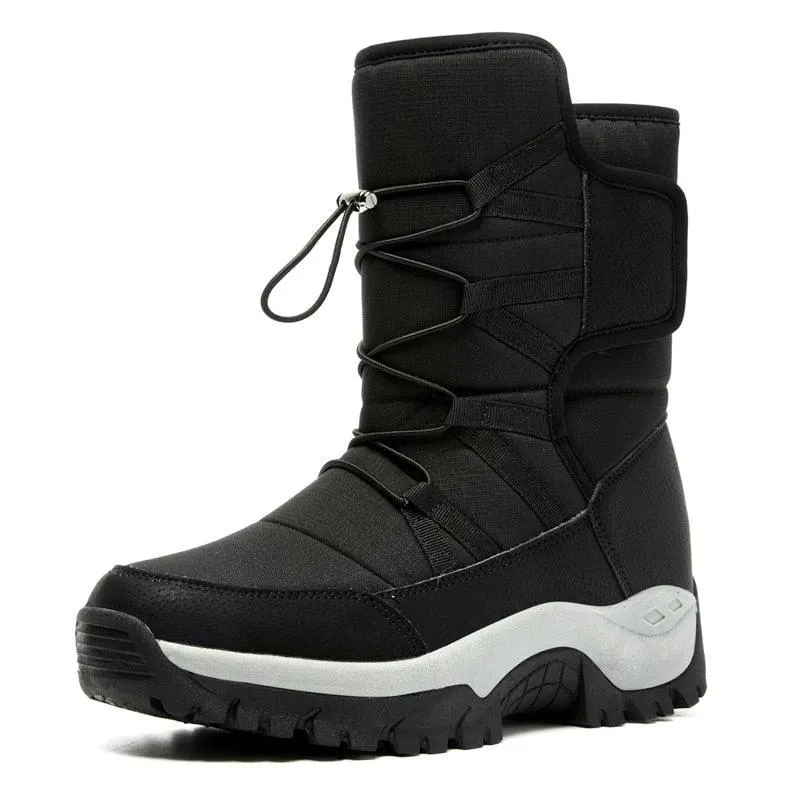 Unisex High Top Warm Plush Snow Boots Maxct
