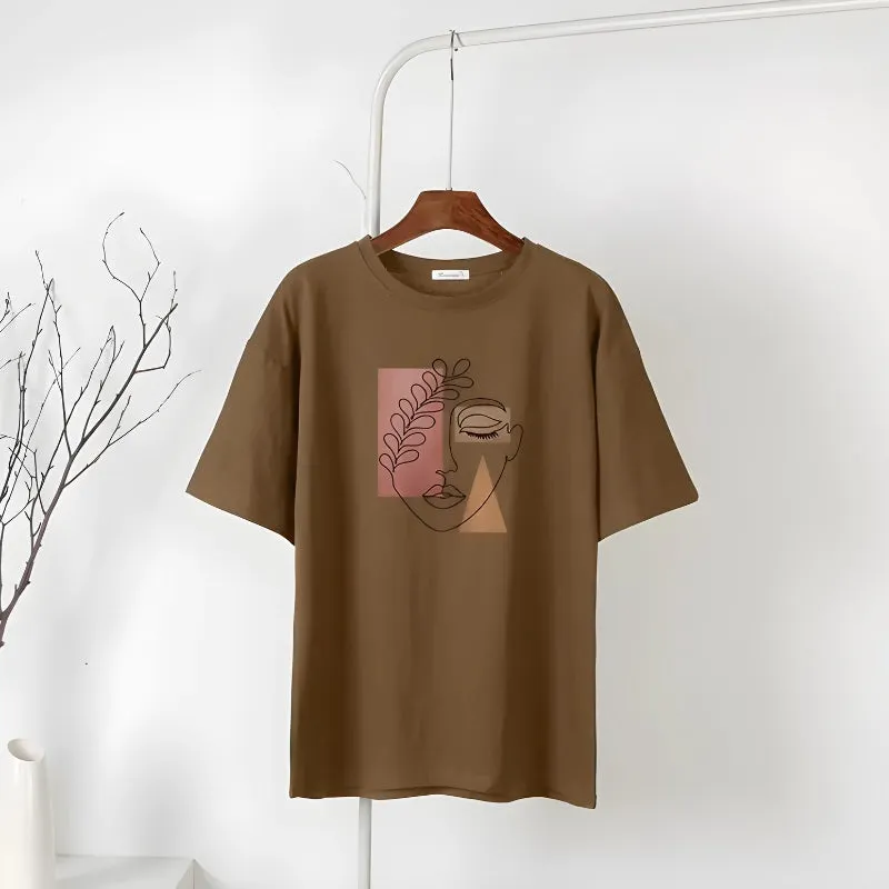 Maxct &Woman Face Minimal Tee