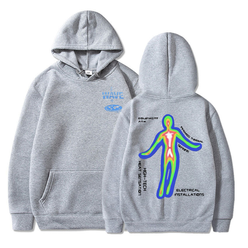 Unisex Thermal Graphic Print Hoodies Maxct