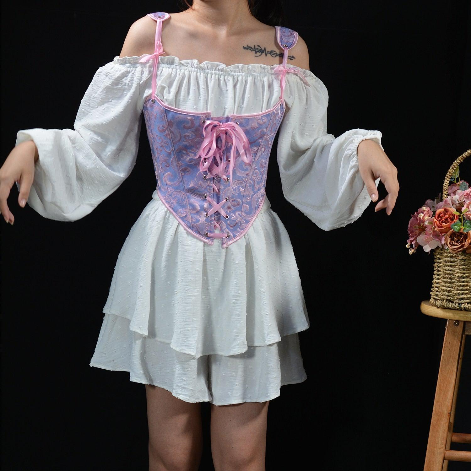 Maxct &Ribbon Detailed Corset Top