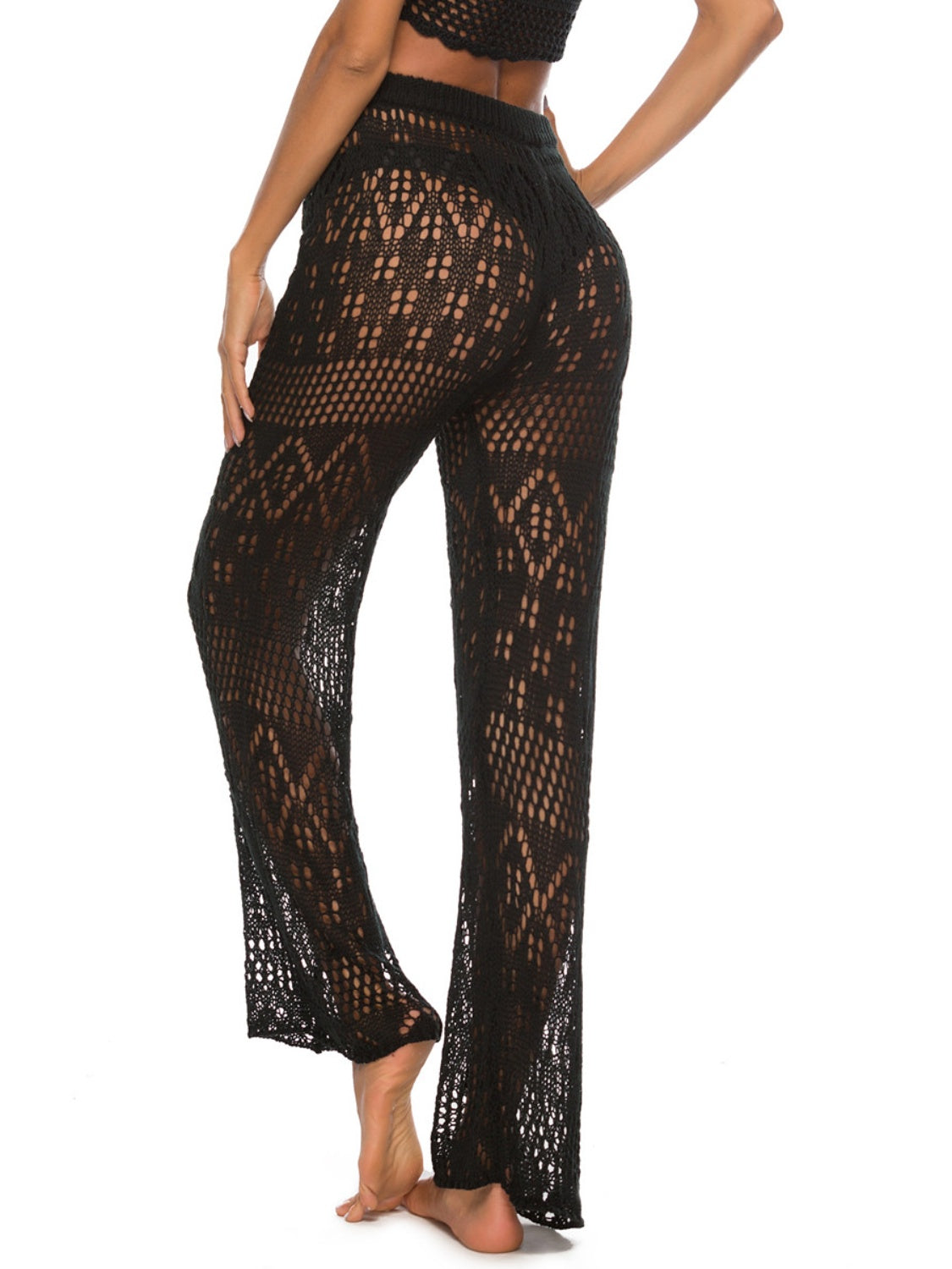 Maxct &Cutout Straight Swim Pants