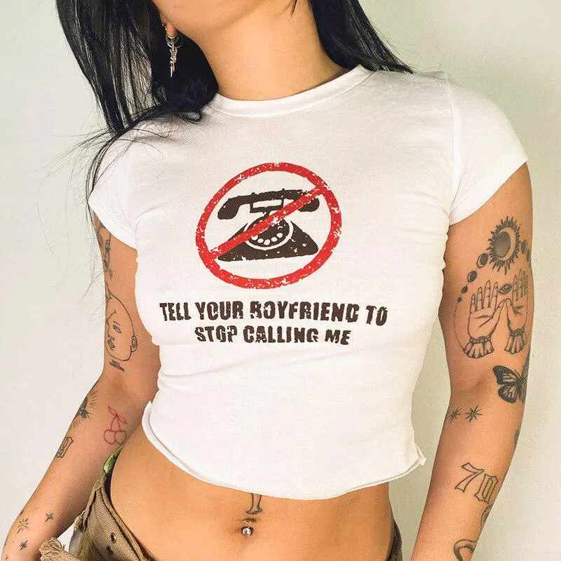 Maxct &Tell Your Boyfriend Crop Top