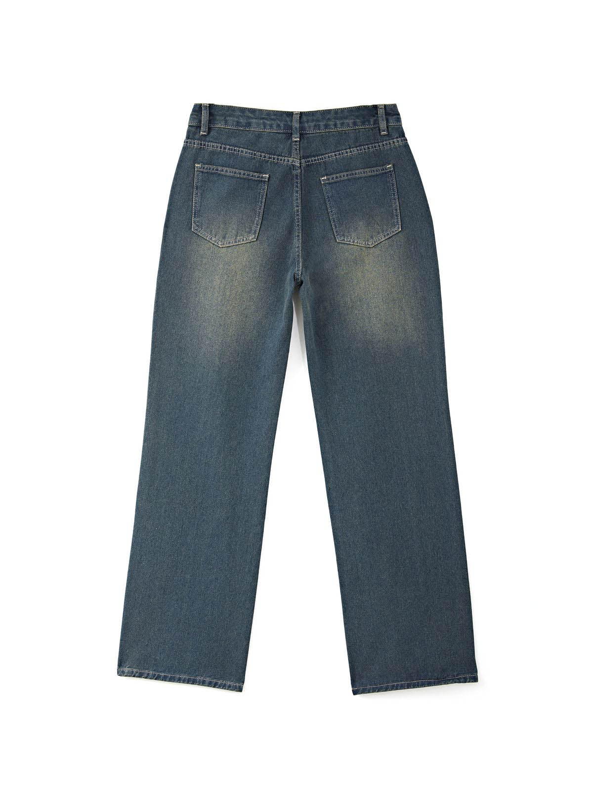 Vintage Blue Wash Boyfriend Jeans Maxct
