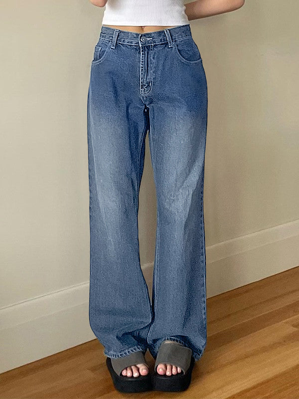 Vintage Blue Wash Boyfriend Jeans Maxct