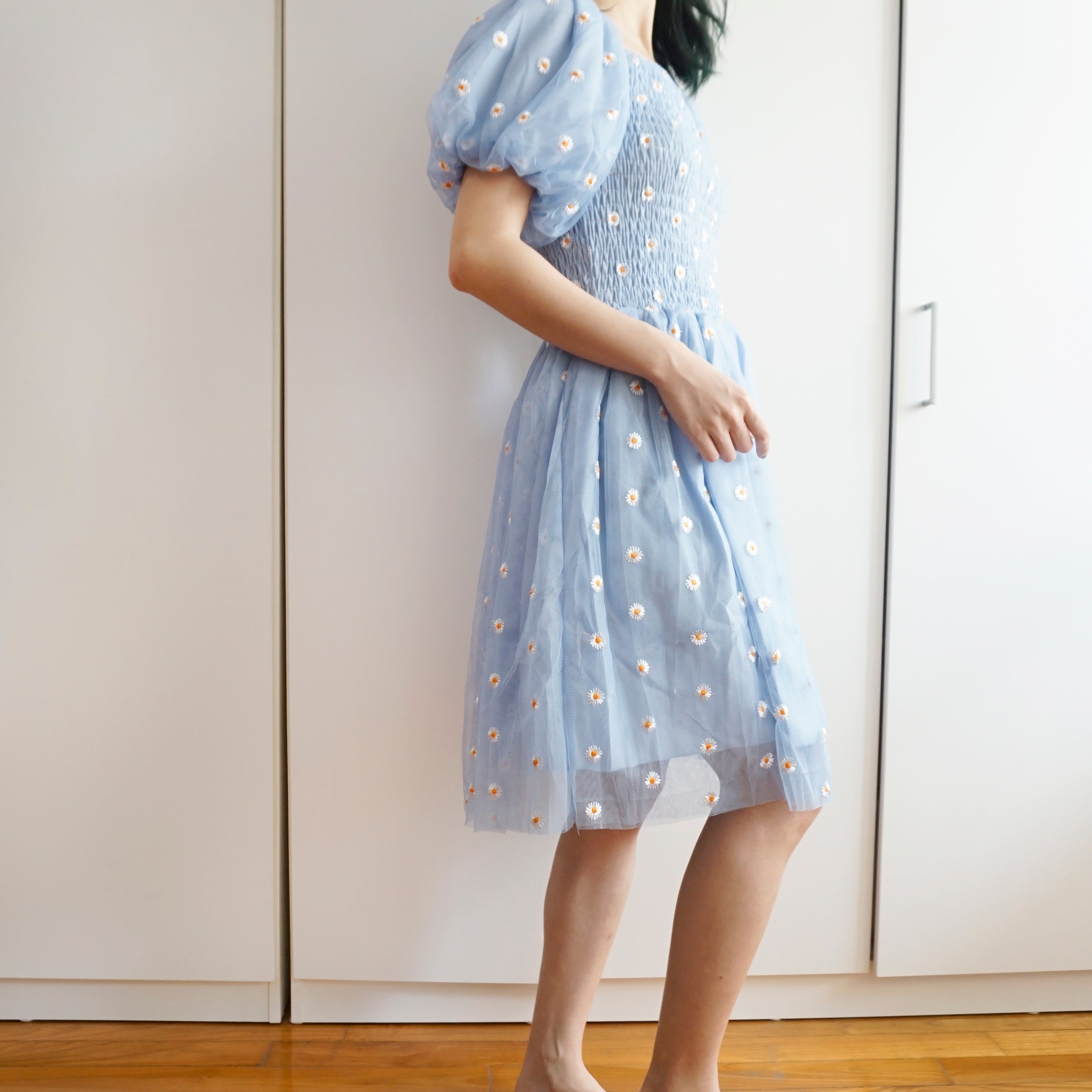 Puff Sleeve Daisy Dress Maxct