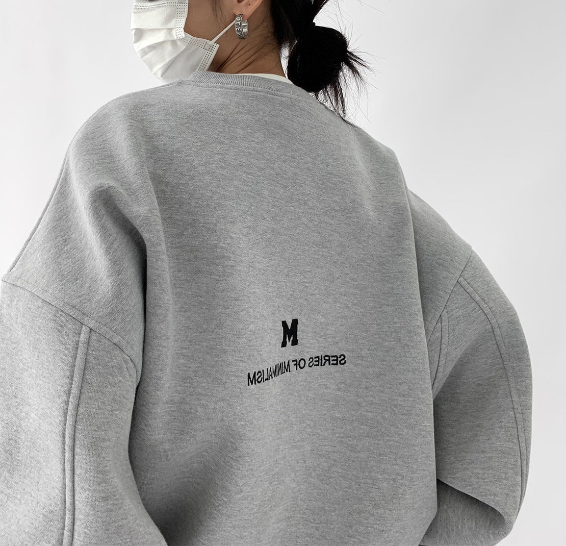 Maxct Punk Long Sleeve Graphic Sweatshirt