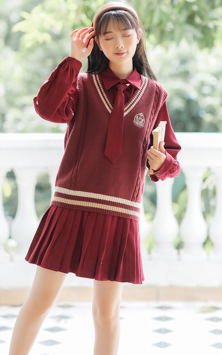 Prep School Vest & Dress Set Maxct