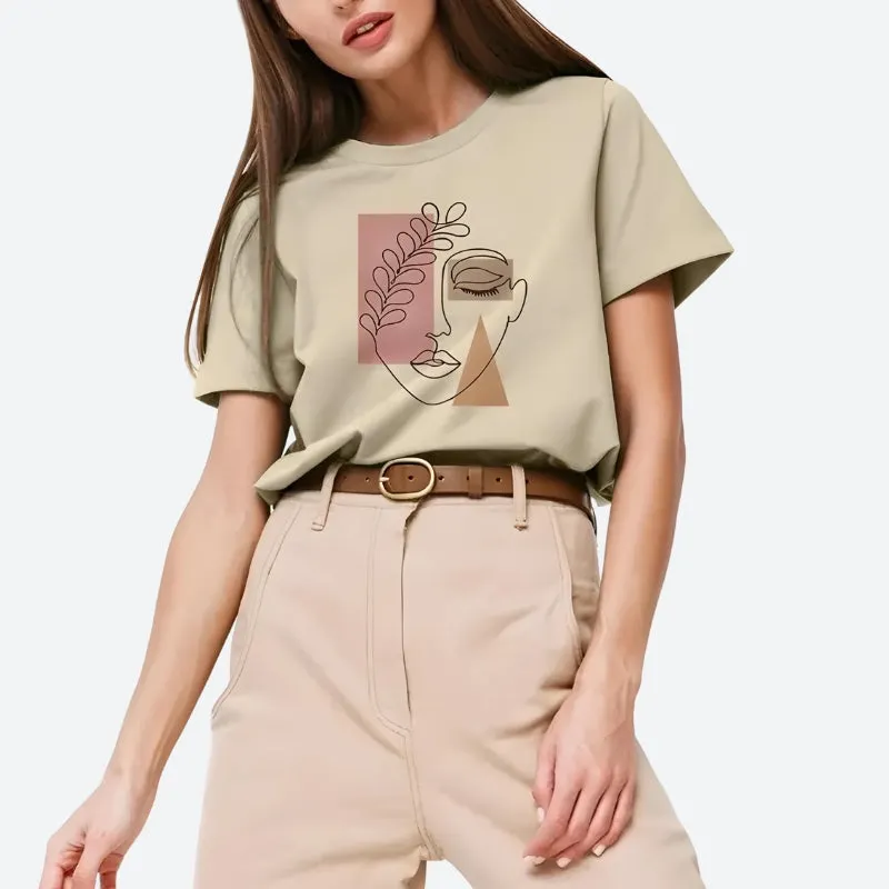 Maxct &Woman Face Minimal Tee