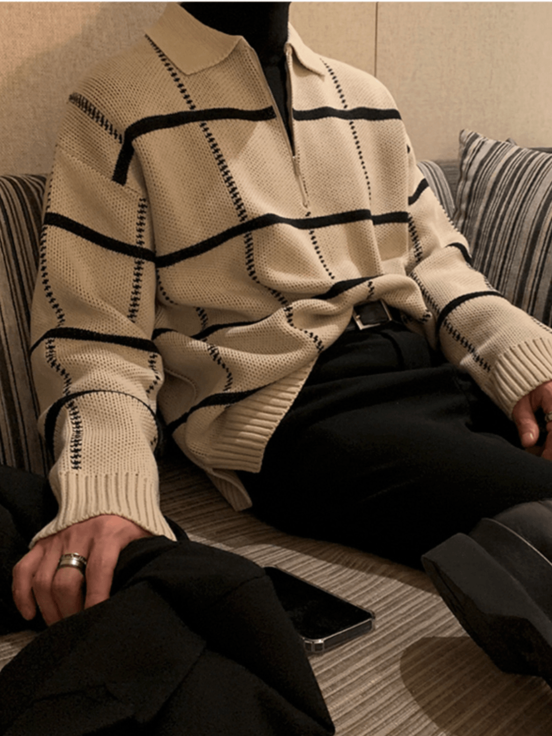 Maxct [Mrcyc] Plaid Sweater Na630