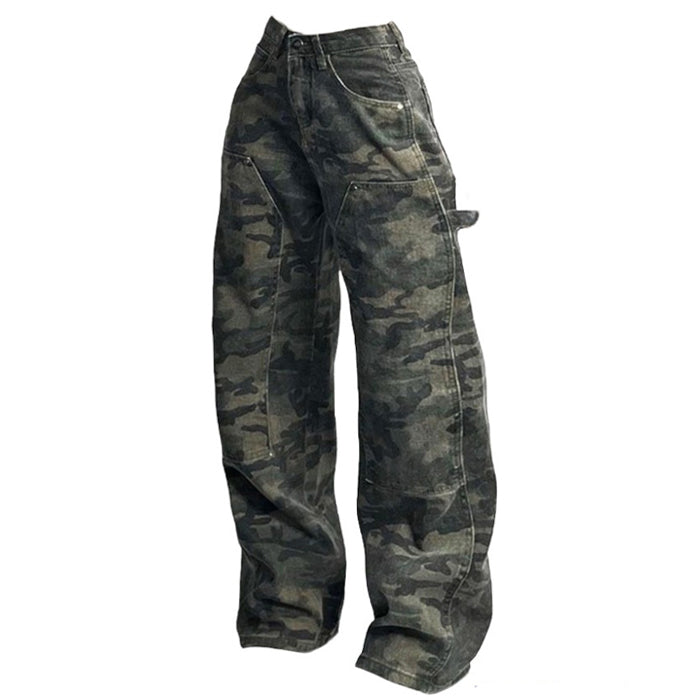 90's Camouflage Cargo Jeans Maxct