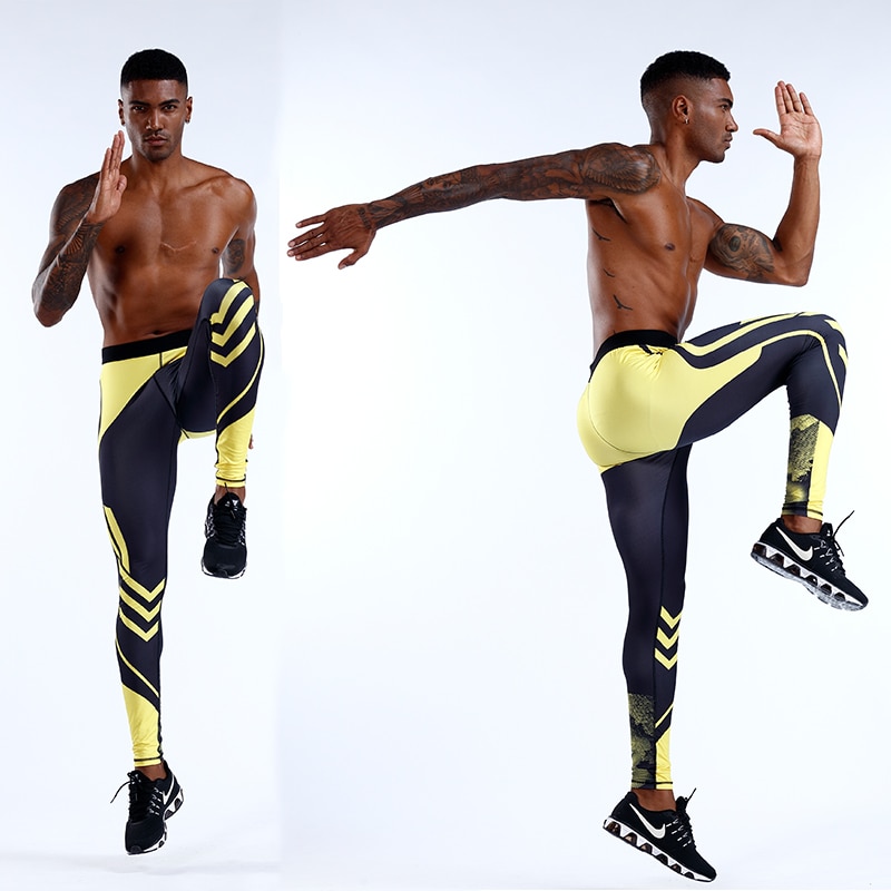 Men's Quick Dry Running Leggings Gym Fitness & Workout