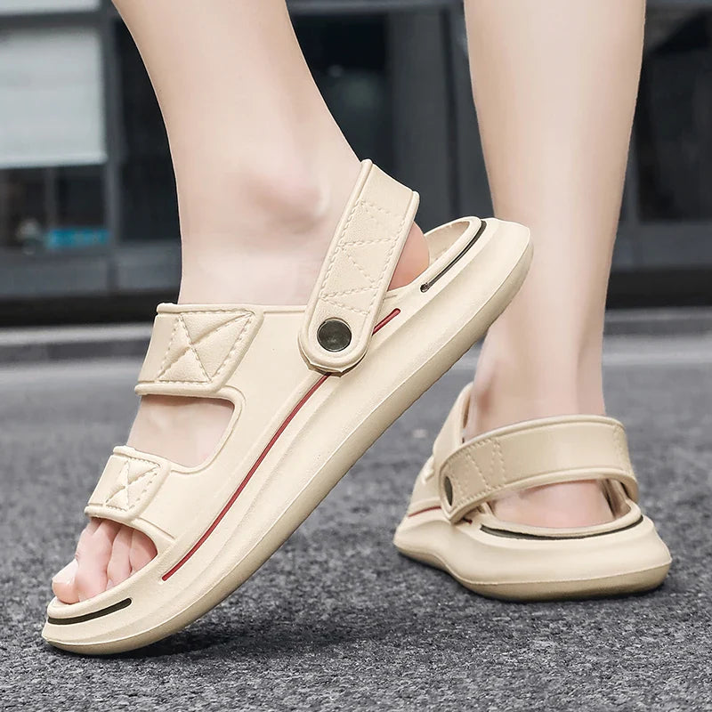 Summer Platform Slides Soft-Sole Unisex Beach Shoes Maxct