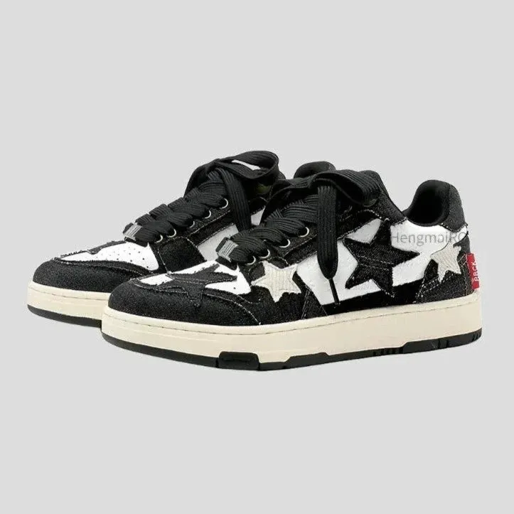 Skate Shoes Retro Y2K Star Punk Hip-hop Skateboard Sneakers Maxct