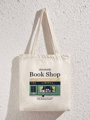 Newspaper Pattern Tote bag - Women Tote Bags