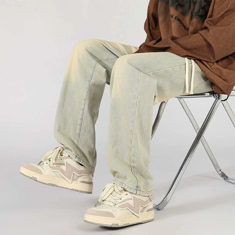YDS Essential Drawstring Washed Jeans Maxct