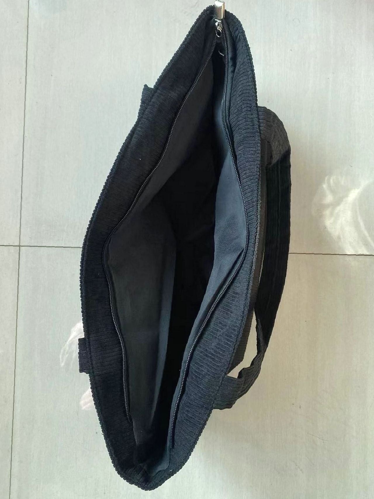 Maxct - Large Capacity Corduroy Shoulder Tote Bag  - Women Tote Bags