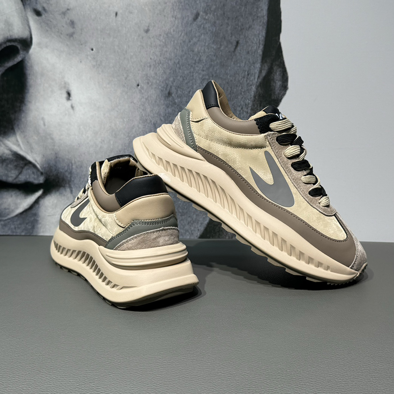 Slip on Sneakers Vulcanized Mix Color Shoes for Men