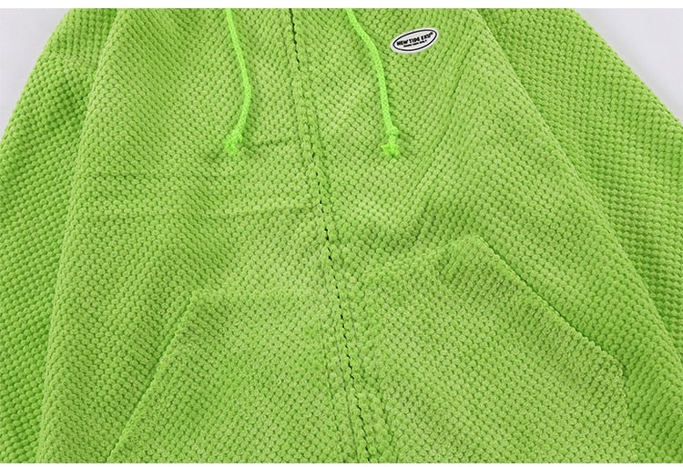 Mystical Green Hoodie Unisex with Demon Horns Maxct