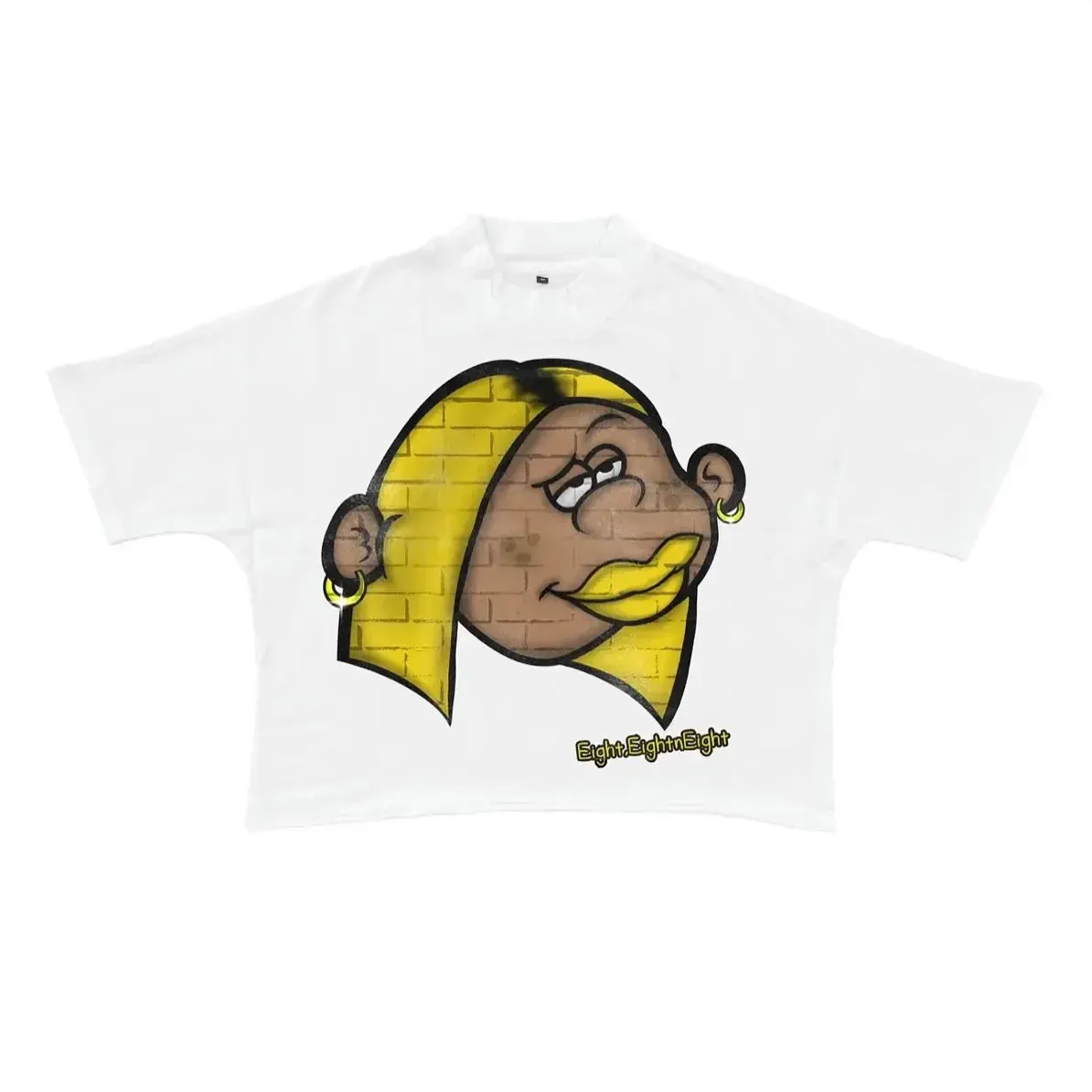 Maxct Anime Harajuku Cartoon Print T-shirt Women Y2k style top Street clothing Oversized T-shirt Goth T-shirt vintage women clothing