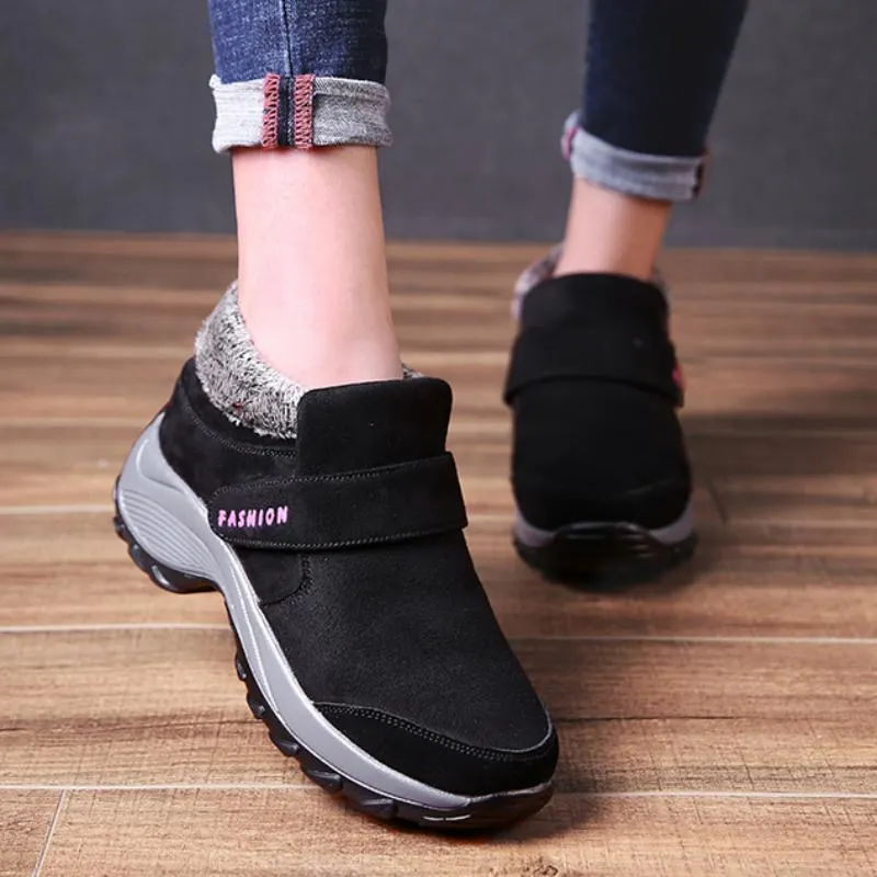 Warm Ankle Boots With Fluff Maxct