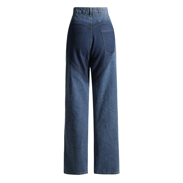 Showgirl Hollow Out Criss Cross Jeans Maxct