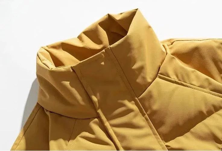 Maxct Retro Stand Collar Down Jacket