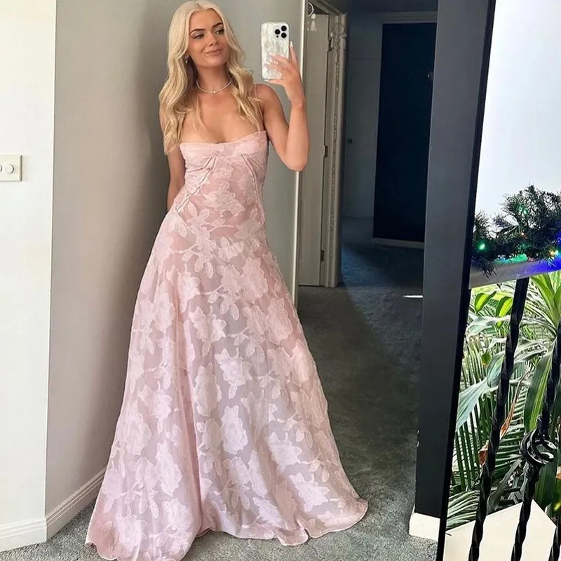 Maxct prom dresses Style Summer New Women's Fashion Tube Top off-Neck Elegant Evening Dress Dress