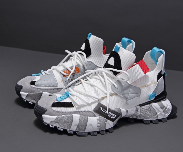 Breathable Lace-up Sneakers - true-deals-club