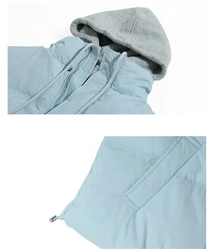 Maxct Two Pieces Hooded Puffer Jackets