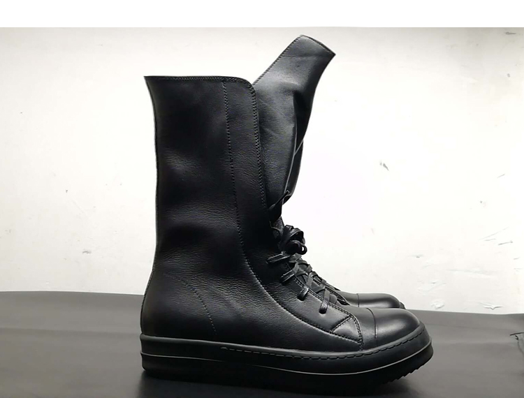 Fashion Men Women High-top Black Sneakers - true deals club
