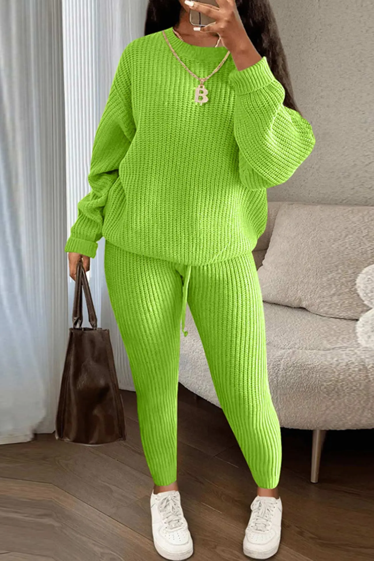 Maxct Crew Neck Sweater Suits