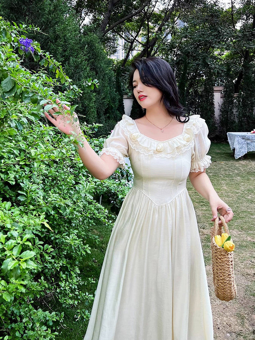 Blanc Rose Midi Dress Maxct