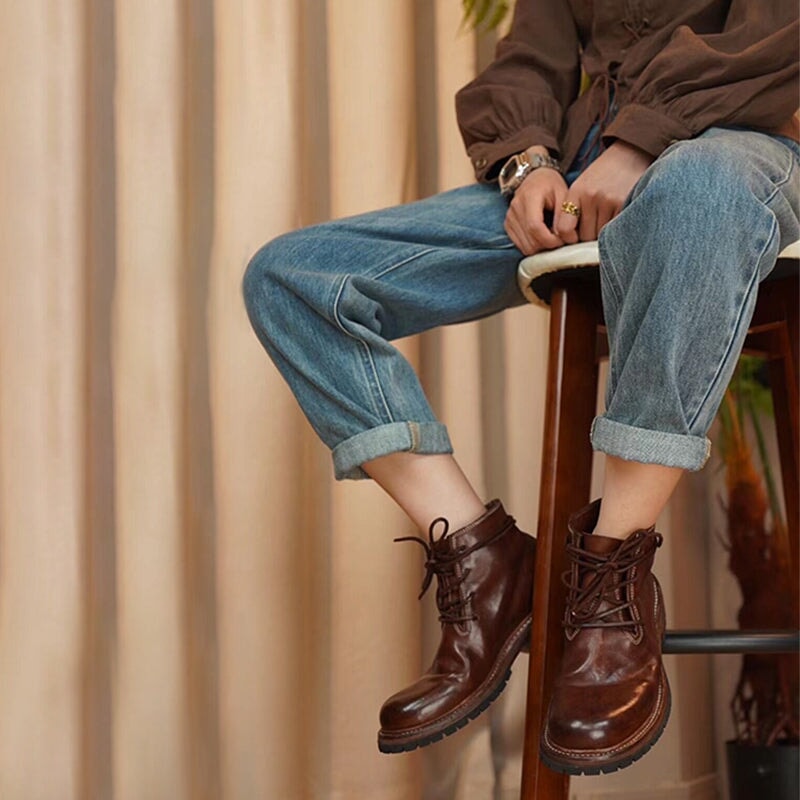 Goodyear Horse Oxford Boots Sweet and Cool Ankle Boots Maxct