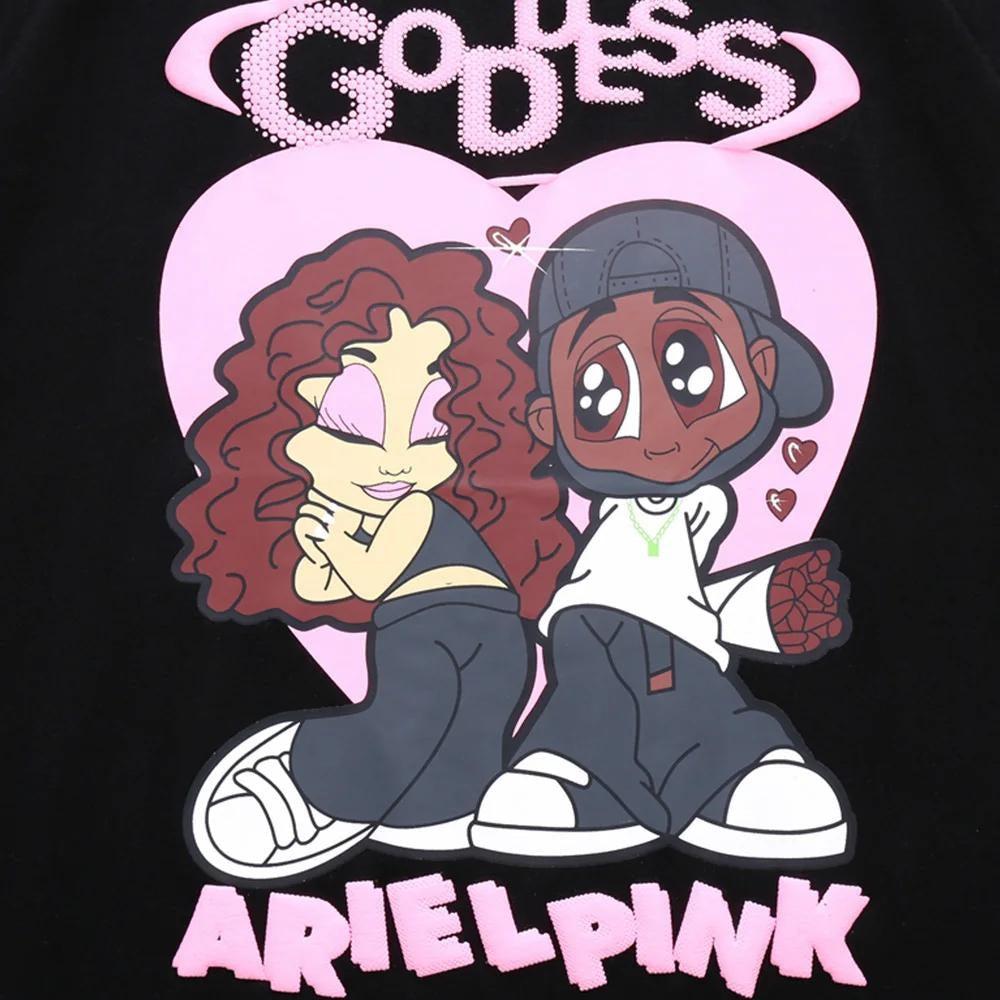 Maxct &Ariel Pink Cute Couple Tee