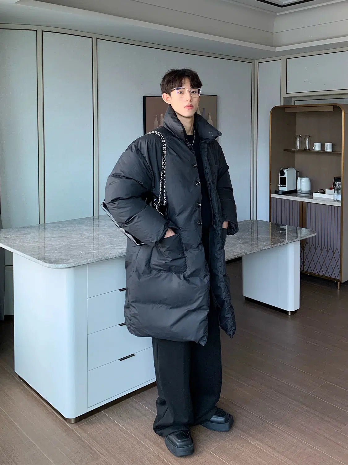 Maxct Thickened Mid-length Puffer Coat