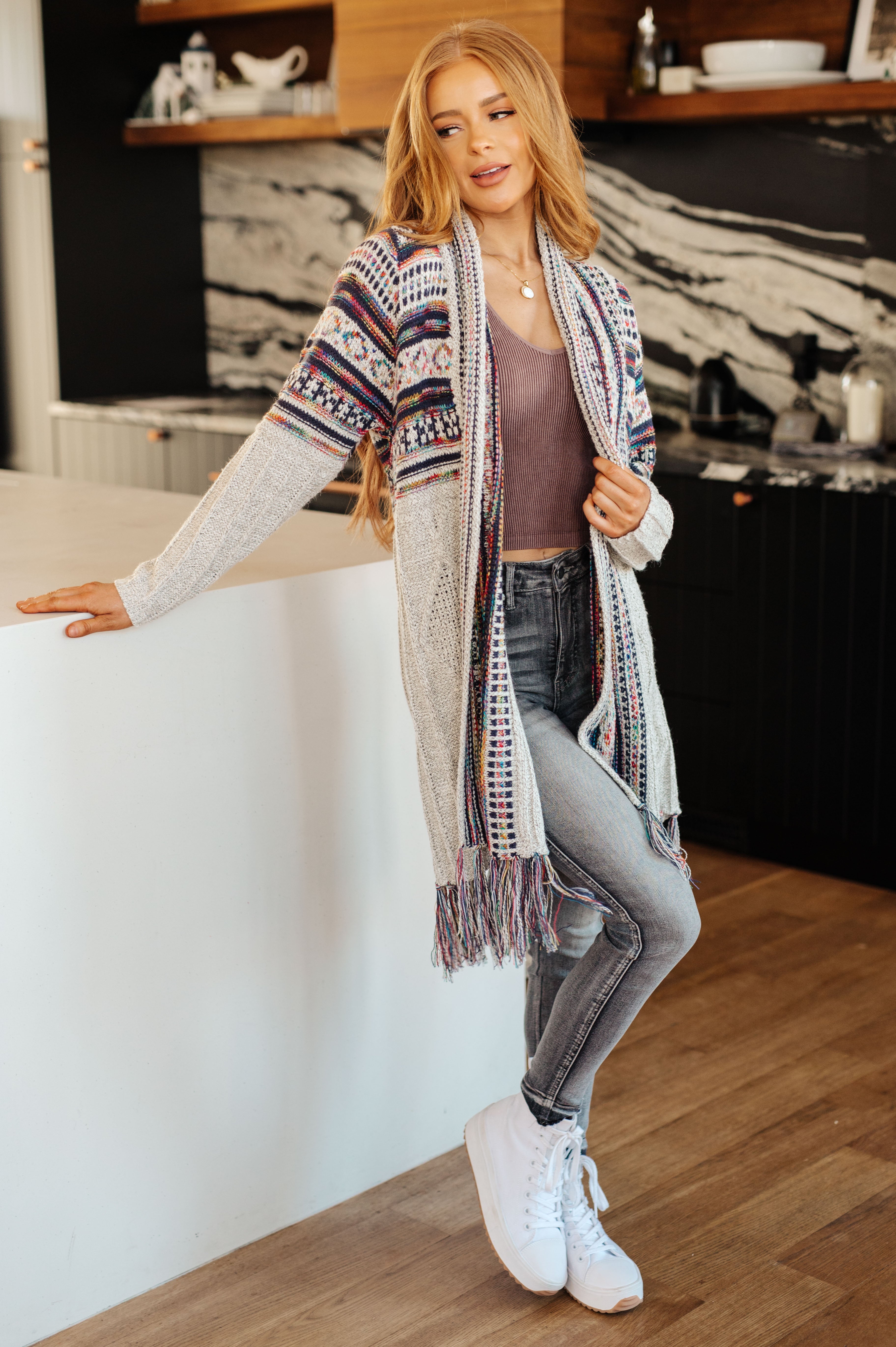 Maxct &Oh So Lucky Fringe Cardigan
